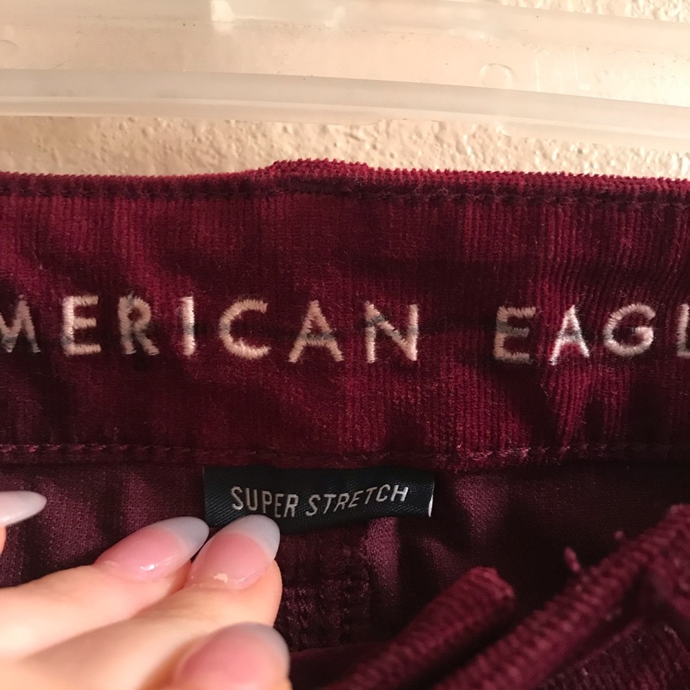 Dark red jeans - Picture 4 of 6